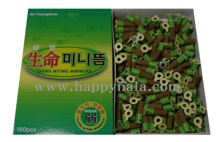 [영생사]진영감 생명미니뜸(강)1곽180pcs==반품 및 교환불가
